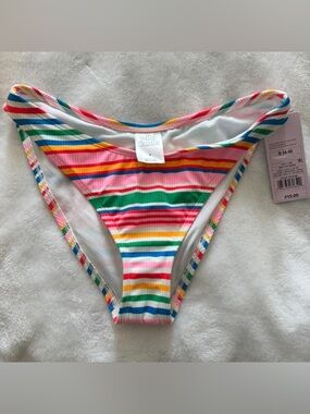 wild fable Rainbow Stripe Bikini Bottoms - Multi